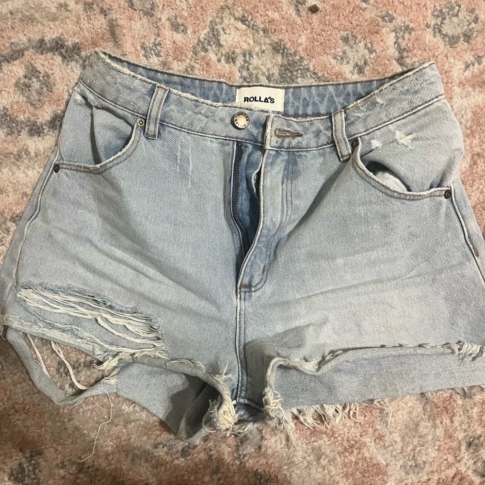 ROLLAS Jean shorts size 27 WORN ONCE